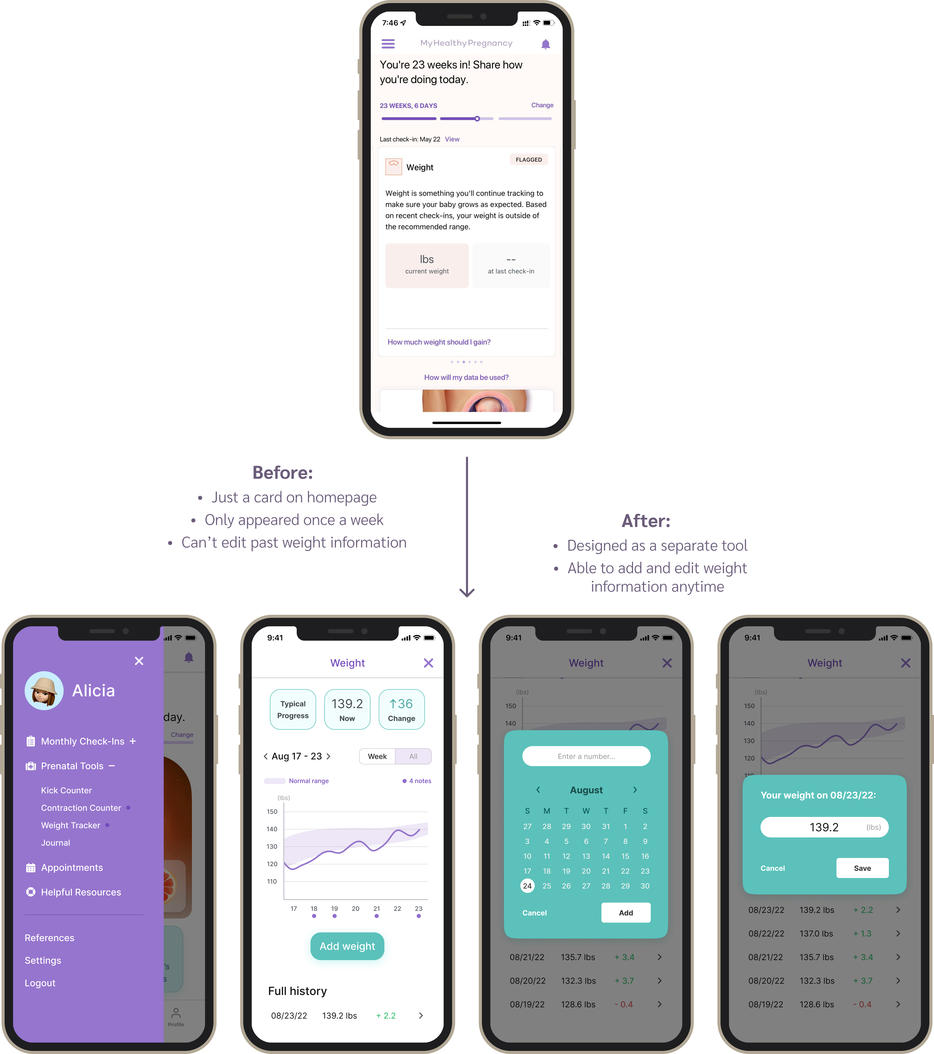 weight tracker final design